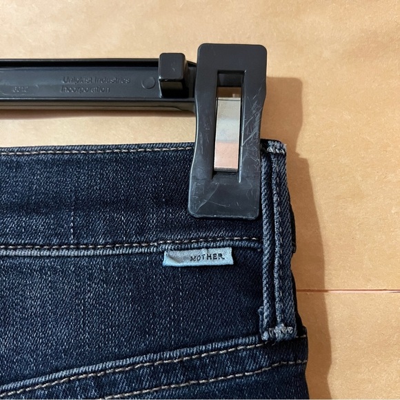 Mother | The Stunner Zip Two Step Fray Jeans High Rise Skinny Last Call Size 24 - Picture 13 of 16